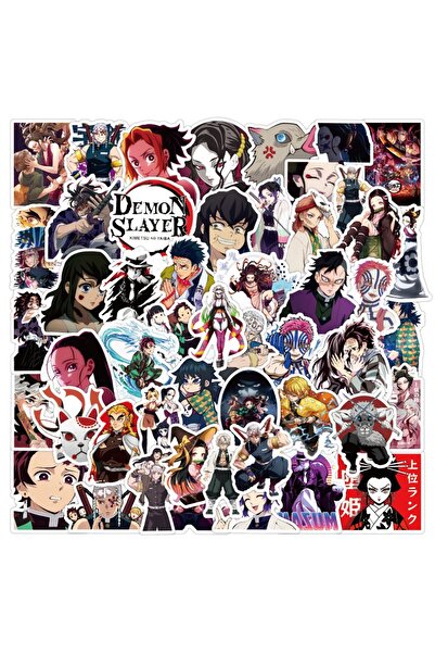 Choice 50Pcs 50Pcs Demon Slayer Graffiti Stickers Water Bottle Laptop Phone B...