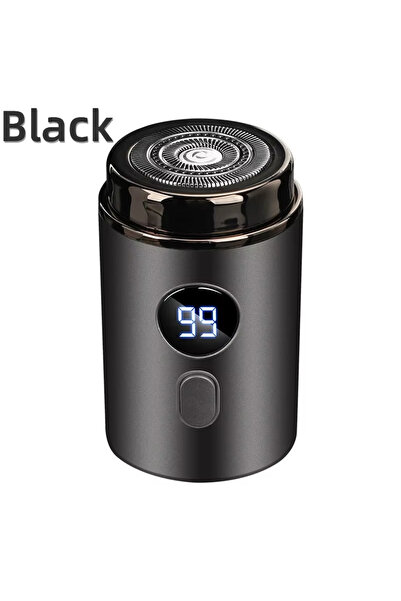 Choice ماكينة حلاقة كهربائية صغيرة سوداء للرجال قابلة لإعادة الشحن من النوع C...