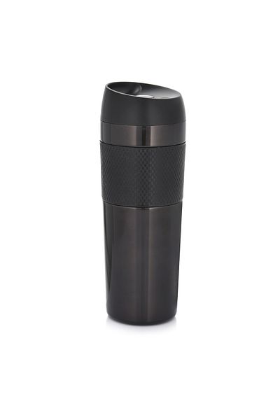 Ambition Thermos mug 450ml, black, Metallic