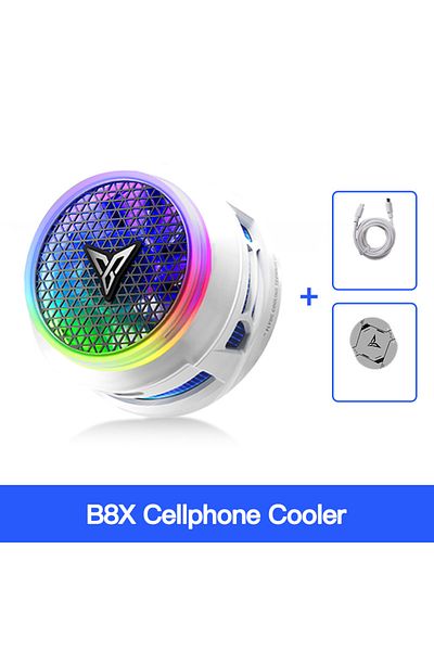 Choice B8X Flydigi B8X Cellphone Cooler Frequency Conversion Super Heat Dissipation Magnetic Radiator RGB L
