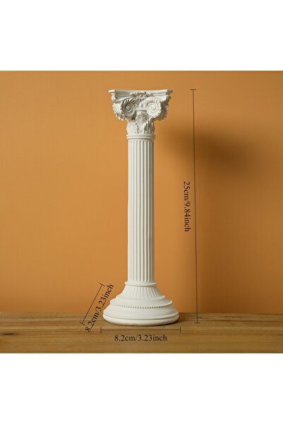 Choice تماثيل ملائكية من الراتينج على شكل عمود روماني مع أجنحة تمثال ملائكة ع...