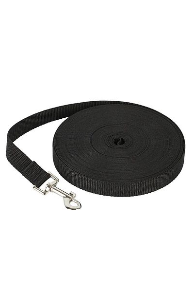 Choice 1.5m Black Long Strong Nylon Dog Leash 10m 15m 20m Pet Training Leash For Small Big Dogs Outdoor Wal