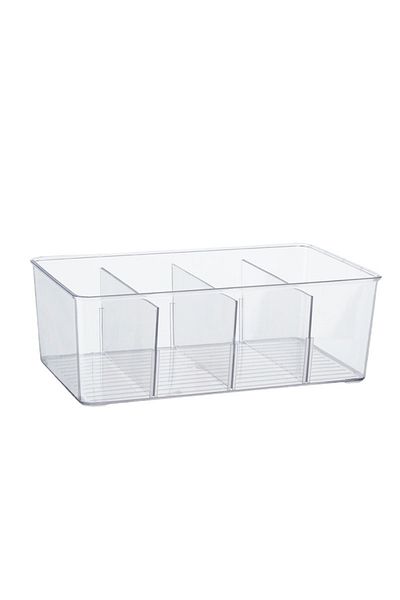 Choice 1pc Transparent Snack Storage Container, Stackable, Adjustable, Easy To Clean Food Seasonings, Spice