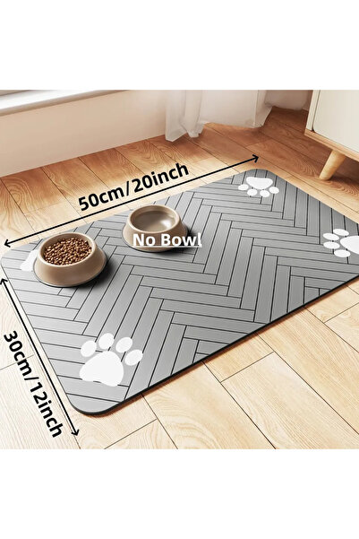Choice 30 × 50 سم رمادي S (هريرة صغيرة) وM وL حصيرة تغذية الحيوانات الأليفة ا...