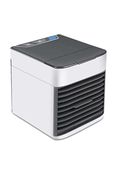 viMAG Mini Portable Air Cooler, Artic Air, 3 Speeds, Adjustable Airflow, White/Gray, LED Light with 7 Colo