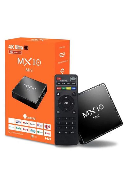 Choice EU Plug 1GB 8GB MX10 MINI Streaming TV Box MX10 MINI Android 10 OS 4K HDR Playback Smart TV with Goo