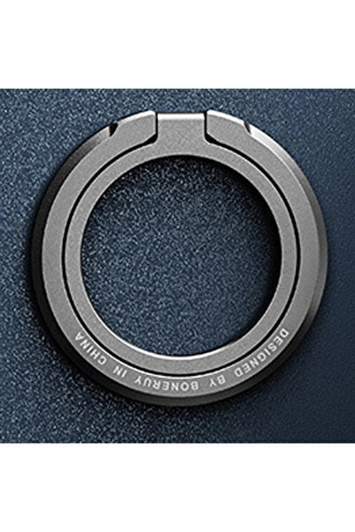 Choice حامل هاتف محمول مغناطيسي أسود اللون مع حامل للهاتف المحمول قابل للإزال...