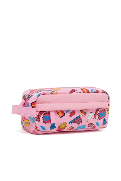 R&B Pink Girls Pencil Pouch