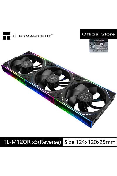 Choice A-RGB Other TL-M12QR Reverse x3 Thermalright TL-M12Q x3 Computer case cooling fan, wireless splicing