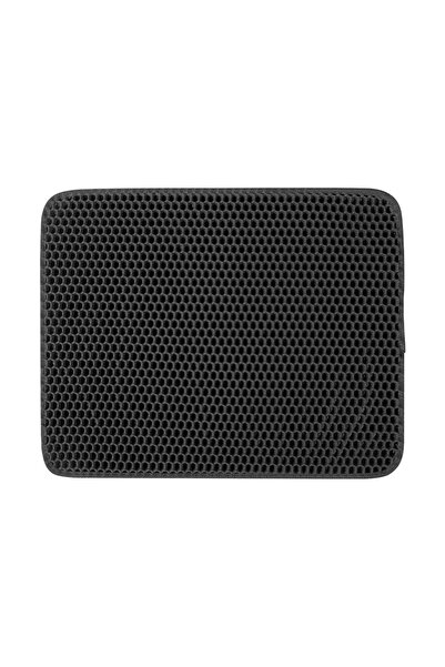 Choice S-40x50cm Black 1Pc Large Size Cat Litter Mat-Advanced Honeycomb Double Layer Design,Urine Waterproo