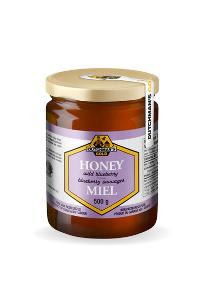 Dutchman's Gold عسل زهر التوت الأزرق ٥٠٠ غرام - محلي طبيعي كندي خالص عالي الجودة
