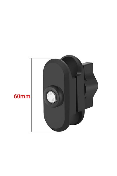 Choice Cycling 6cm Aluminum Double Socket Arm 1 Inch Ball Head Mount Clamp for RAM Mounts for GoPro Insta36
