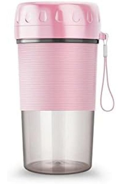Biki Wireless Portable Juice Maker Juicer Bottle Blender Grinder Mixer 6 Blades Fast Steel Knife USB
