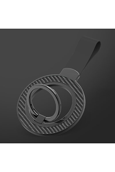 Choice حامل مغناطيسي عالمي مزدوج الجوانب من الألياف السوداء لحامل الهاتف المح...