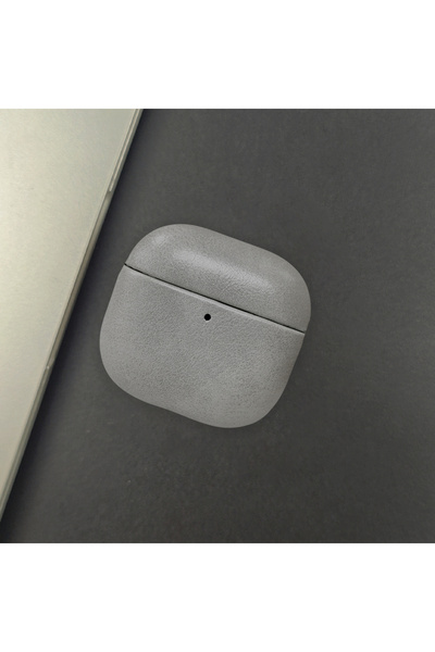 Choice حافظة واقية من الجلد باللون الرمادي الفاتح لسماعات AirPods Pro2، حافظة...