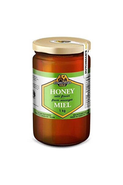Dutchman's Gold Wildflower Honey 1kg – 100% Pure Organic, Premium Canadian Ho...