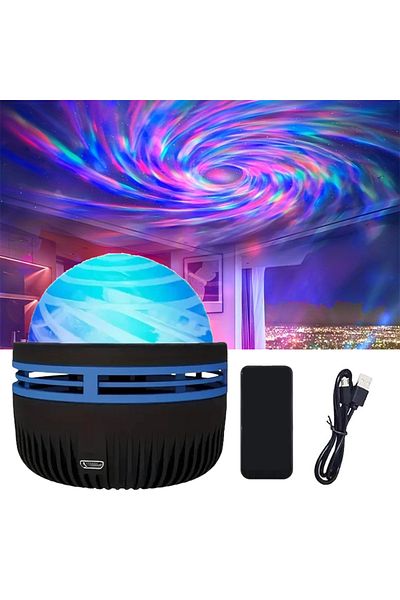 Choice Rotating version Star Projector USB 5V Aurora Galaxy Night Light 360° Rotating with Remote Control