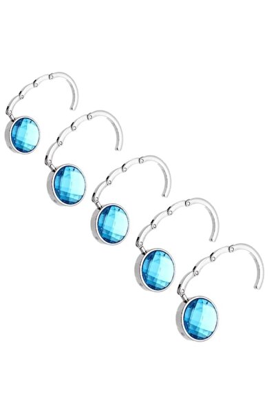 dalimag Σετ 5 τεμαχίων, Γάντζος τσάντας, Τραπέζι, Μεταλλικό, Μπλε