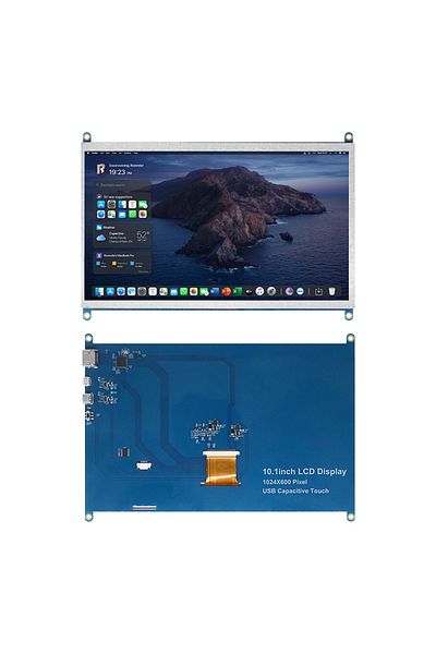 Choice Not touch HZWDONE Raspberry Pi Screen 10.1" Touchscreen 1024x600 HDMI Portable Monitor with Fix Hole