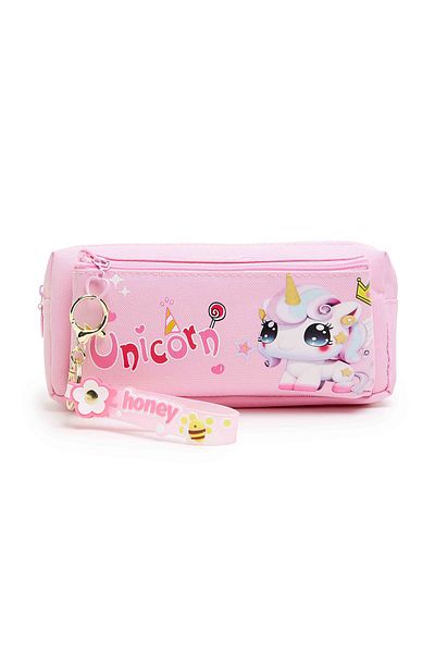 R&B Pink Girls Pencil Pouch