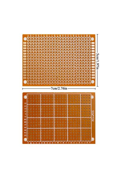 Choice 10PCS 5x7CM 5*7CM PCB Breadboard Protoboard Single-Sided Universal Printed Circuit Boards 1.2MM T...
