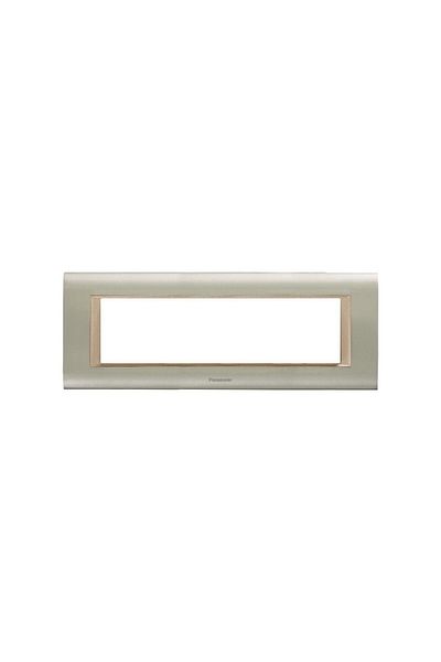 PANASONIC RAMĂ 7M MODULAR SISTEMA INOX MAT + DORE