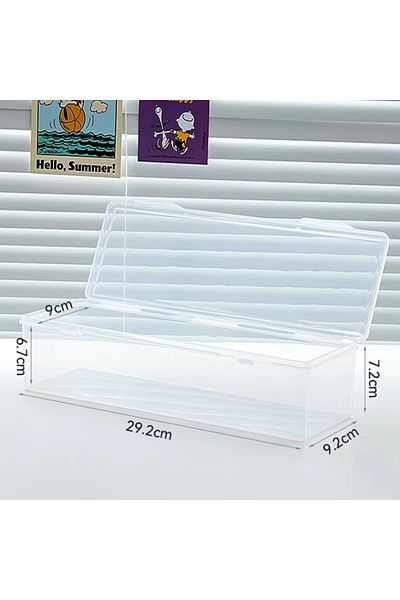 Choice Style A1 Clear Plastic Compartmentalized Organizer Box Holds 550+ Game Cards Storage Box With Adjust