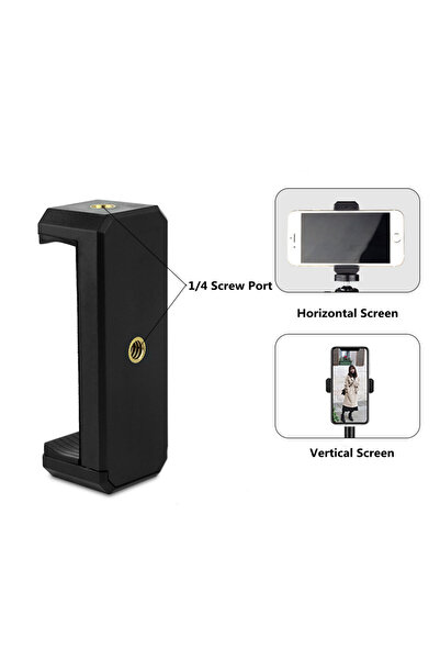 Choice مشبك هاتف عالمي للهواتف الذكية وحامل للهاتف المحمول مع محول للحوامل ال...