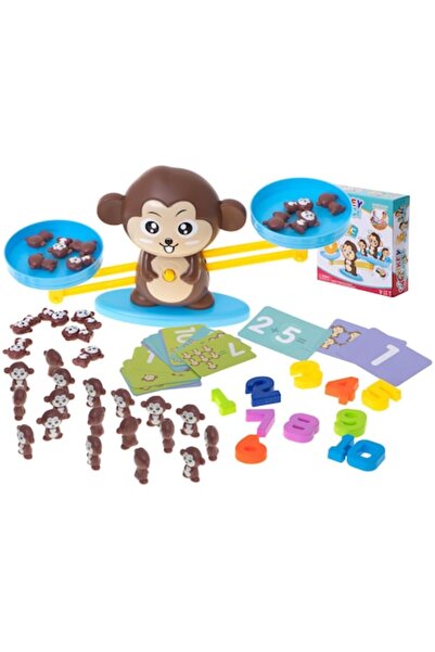 Luka Joc educativ Luka, Maimuță cu Echilibru și Numere, Plastic, Multicolor, ...