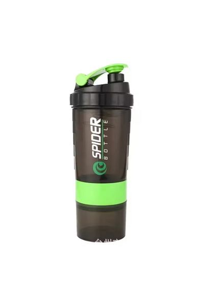 Choice 500-600ml Green 3 Layer Shaker Bottle Protein Mixing Shake Cup Sports Fitness Water Cup 550ml Scaled