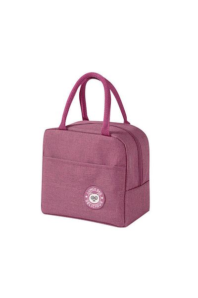 Choice Rose red Convenient Tote Lunch Box Picnic Travel Food Storage Bag Waterproof Portable Zipper Therma