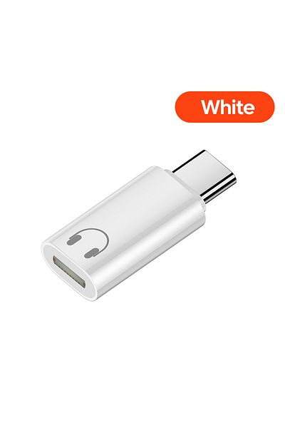 Choice محول Lightning أنثى إلى Type C مناسب لأجهزة iPhone 15 16 iPad وسماعات الرأس السلكية IOS أنثى