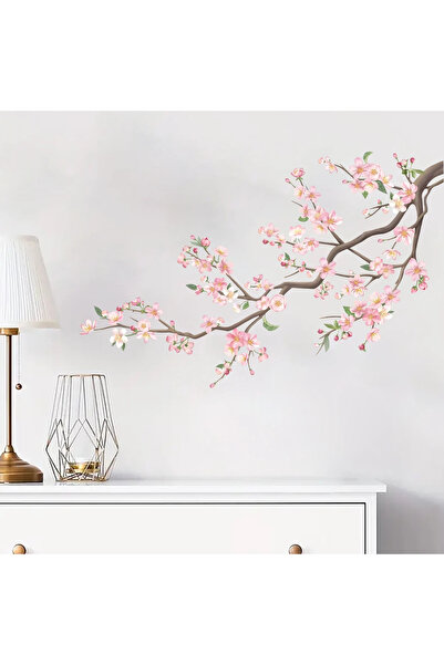 Choice BR63860 قطعة واحدة من ملصقات الحائط المائية على شكل طائر البرقوق وزهر ...