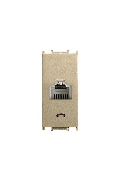 PANASONIC Modular Phone Socket RJ 11 (CAT 3) in Dark Gold