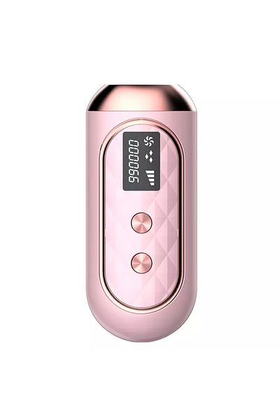 WowStep IPL epilator, permanent hair removal, 999,999 pulses, IPL, 5 levels, face, body and groin, Pink