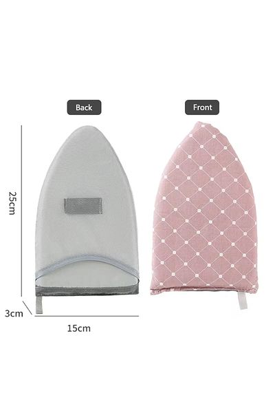 Choice Pink pointed tip 1Pc Fabric Handheld Ironing Board Ironing Board Small Home Ironing Gloves Anti Iron