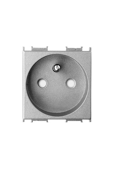 PANASONIC SCHUKO UPS Outlet with Child Protection Metallic White