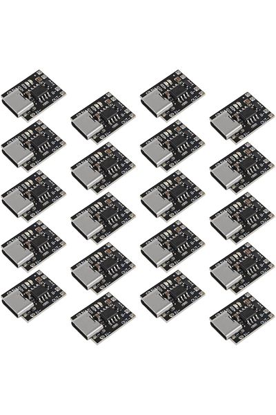 Choice 20pcs 20PCS TP4057 1A 3.7V Type-C USB Ultra-Small Lithium Battery Charging Panel 1A Ternary Lithium