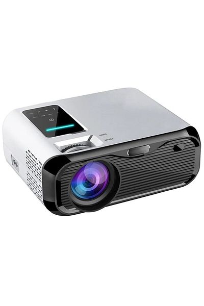 WowStep Video projector, Android 9, Bluetooth, 7000 Lumens, HD, HDMI, VGA, AV, USB, Android/IOS Mirroring