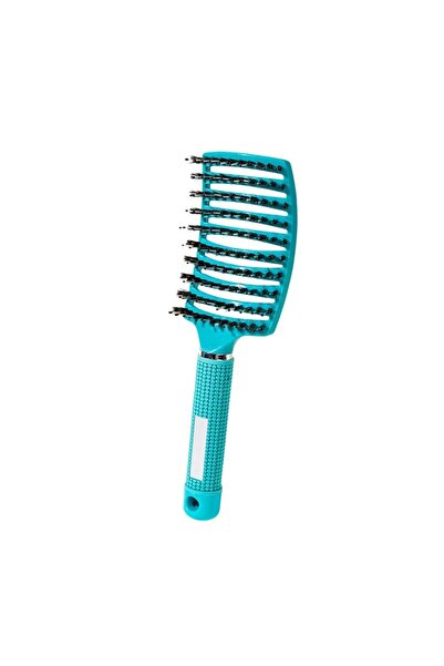 Choice فرشاة شعر خضراء بالكامل لفك تشابك الشعر، مشط تدليك فروة الرأس بشعيرات ...