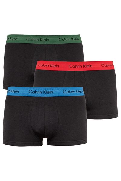 Calvin Klein Ανδρικό μποξεράκι Calvin Klein με χαμηλοκάβαλο και μαύρο χρωματιστό σχέδιο