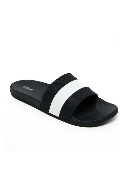 R&B Black MENS SLIDERS 40-45