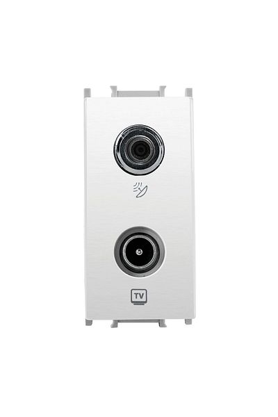 PANASONIC Modular TV/Satellite Socket - White 1M