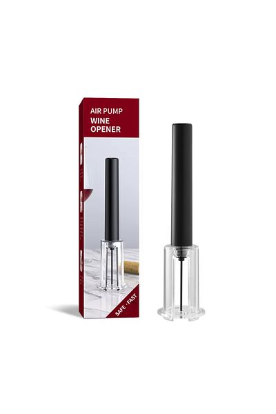 Choice KH1902 Automatic Wine Bottle Opener Red Wine Corkscrew - Plastic Kitchen Tool for Efficient Performa