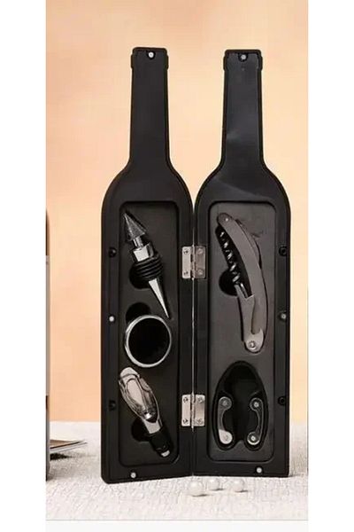 Choice Five-piece Deluxe Wine Opener Accessories Gift Tools Set with Waiters Corkscrew 5 Piece Bottle Open