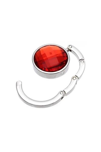 dalimag Γάντζος για τσάντα, κόκκινο, μεταλλικός,