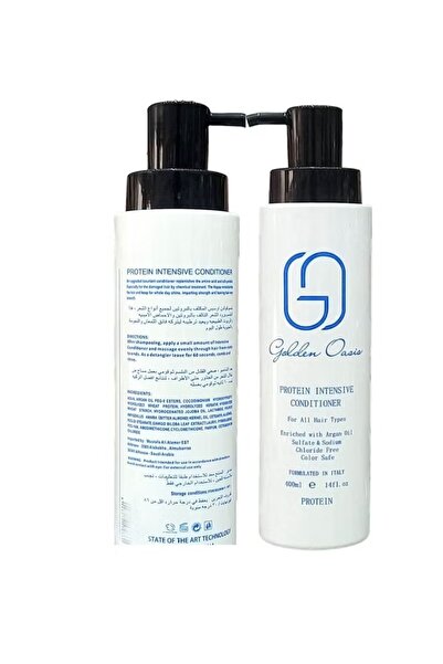 GOLDEN OASIS بلسم للعناية اليومية بالشعر بعد البروتين والكرياتين 400 مل