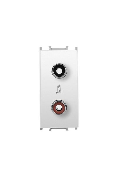PANASONIC MODULAR AUDIO SOCKET WHITE 1M