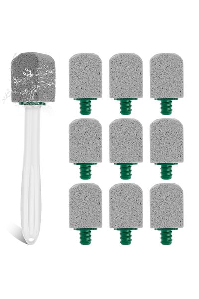 Choice 10Pcs Toilet Brush 10/20Pcs Pumice Stone Toilet Brush Tile Sink Limescale Rust Stain Remove Cleaning
