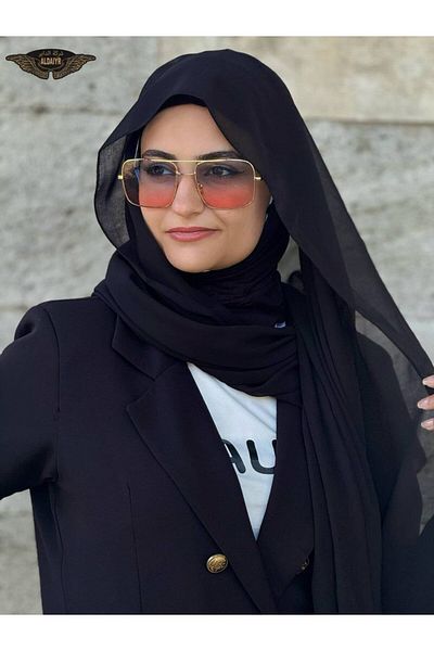 ALADİYAR Ninja Bon Shawl (Chiffon)